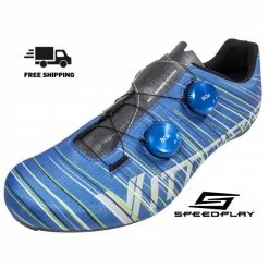 Vittoria Cycling Shoes Vittoria Revolve Road Cycling Shoes - Silk Blue (Speedplay Sole)